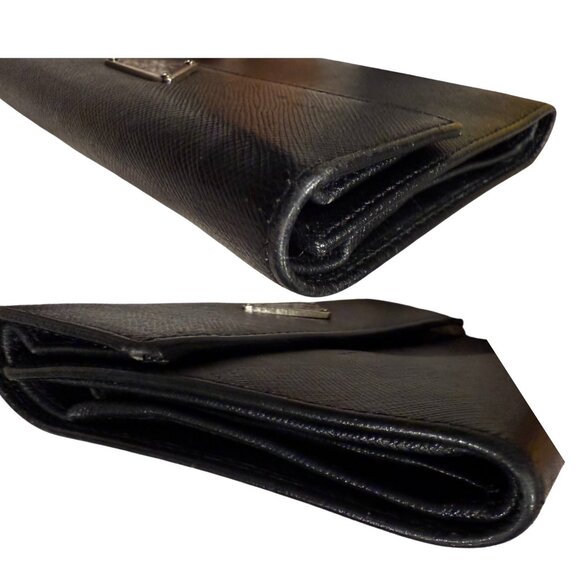 Prada Saffiano Leather Trifold Wallet Preloved - Picture 5 of 6